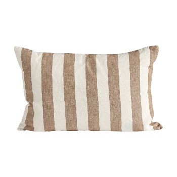 Tine K Home Cushion Cover In Linen Walnut 40x60 cm