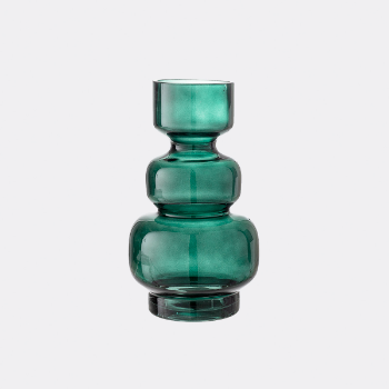 Bloomingville Emerald Glass Green Vase