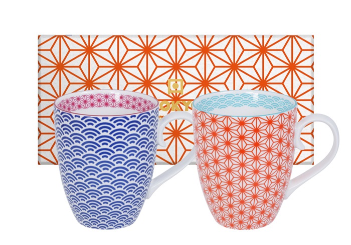 Tokyo Design Studio Nippon Color Mix Mug Set + Gift Box
