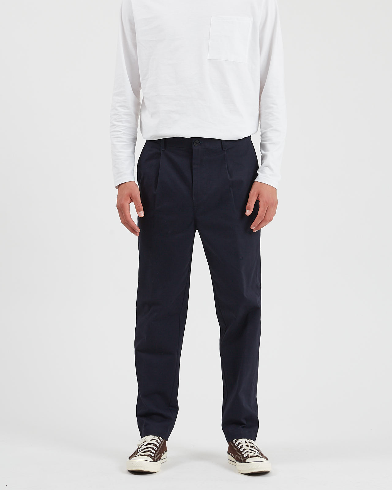 Minimum Pleat Pants Navy Blazer