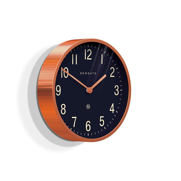 Newgate Master Edwards Small Radial Copper Effect Wall Clock