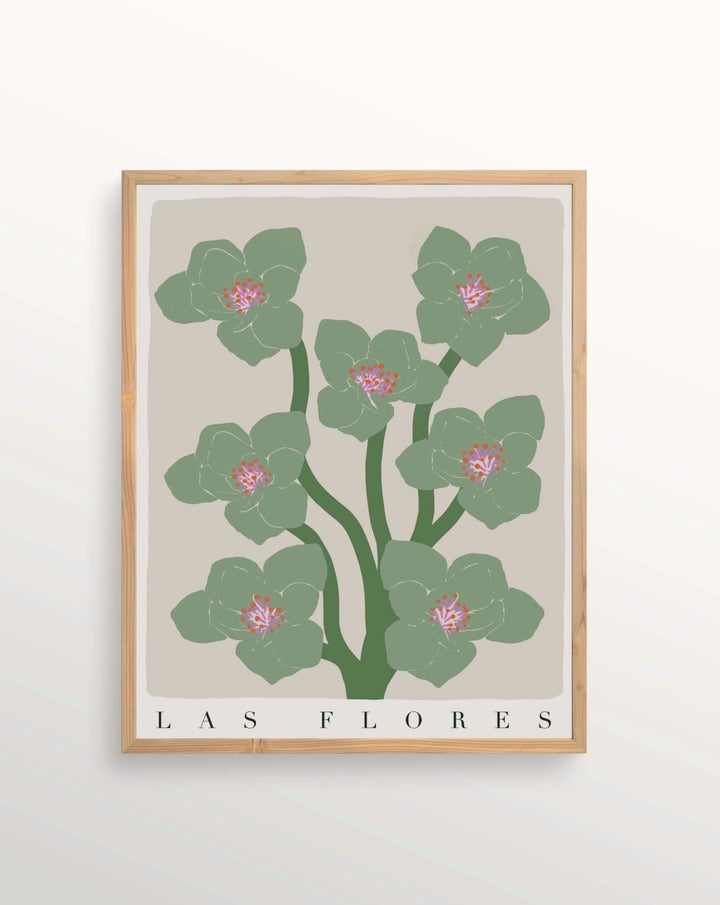 Carla Llanos Las Flores Print - Flowers #8 (30x40cm)