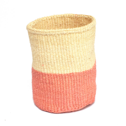 Kenyan Sisal Basket Candyfloss Block No257