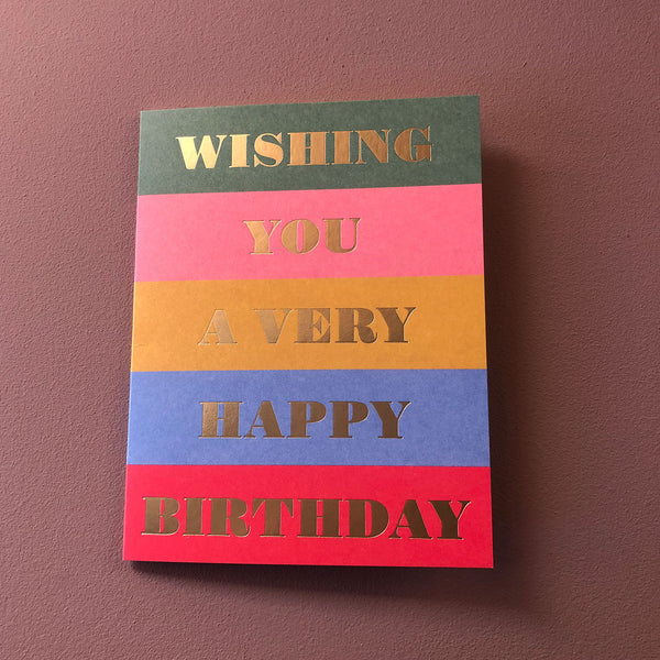 Rifle Paper Co. Birthday Wishes Greeting Card