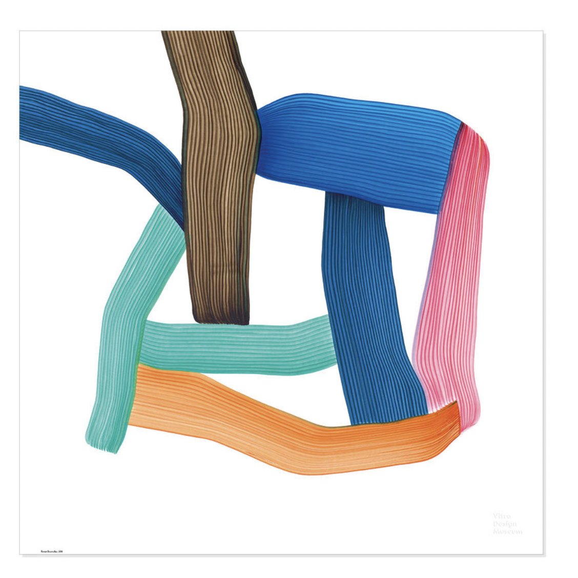 Vitra Vitra Poster Bouroullec Drawing Multicolour