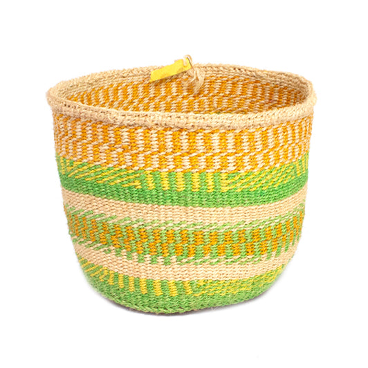 Kenyan Sisal Basket Citrus Sorbet No266