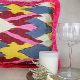 My Doris Harlequin Silk Cushion