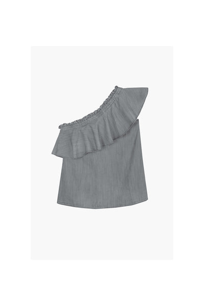 Billie Top Light Grey