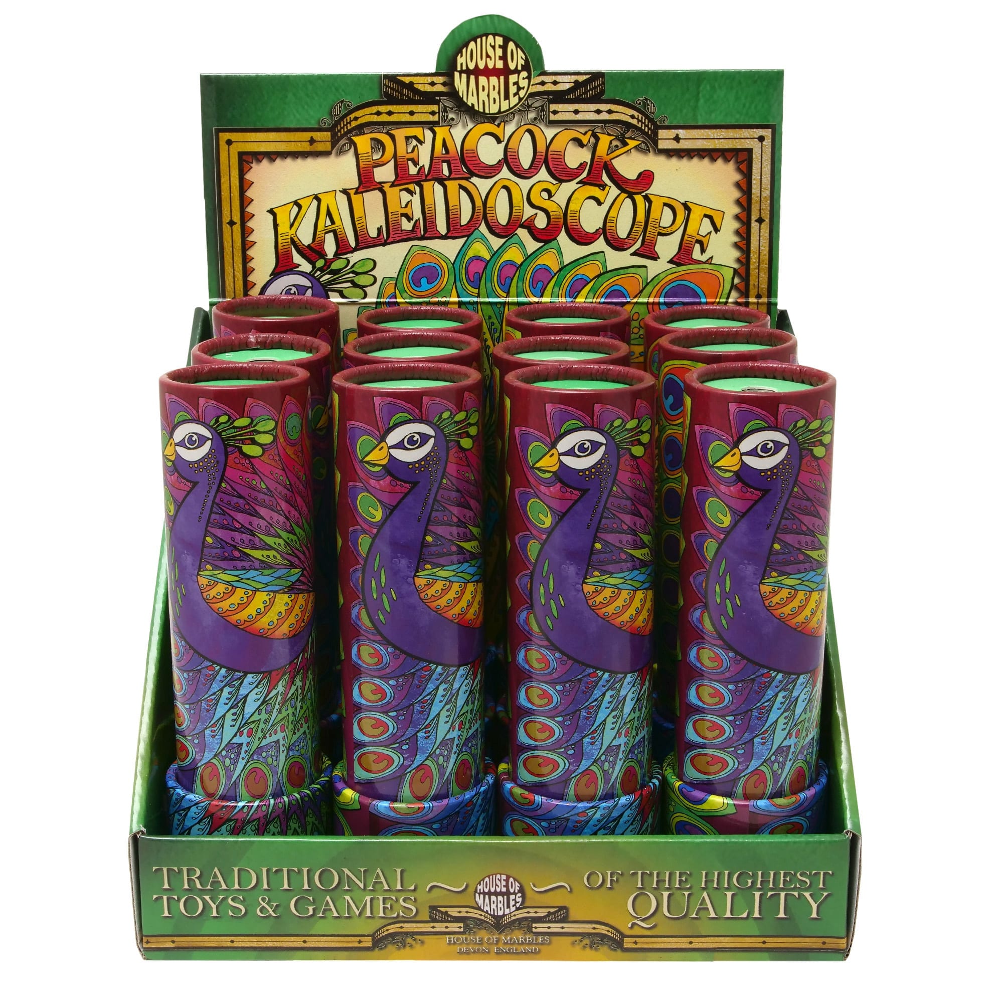 House Of Marbles Peacock Kaleidoscope