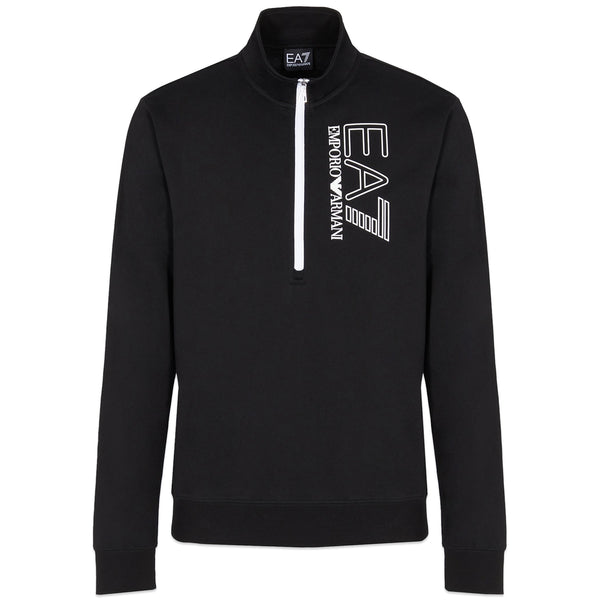 Ea7 Half Zip Sweat - Black