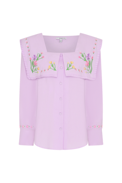 Nikita Lilac Embroidered Shirt