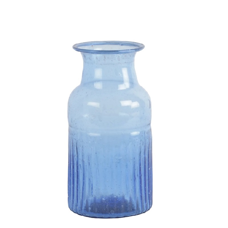 Grand Illusions Pampa Vase Recycled Glass Lapis