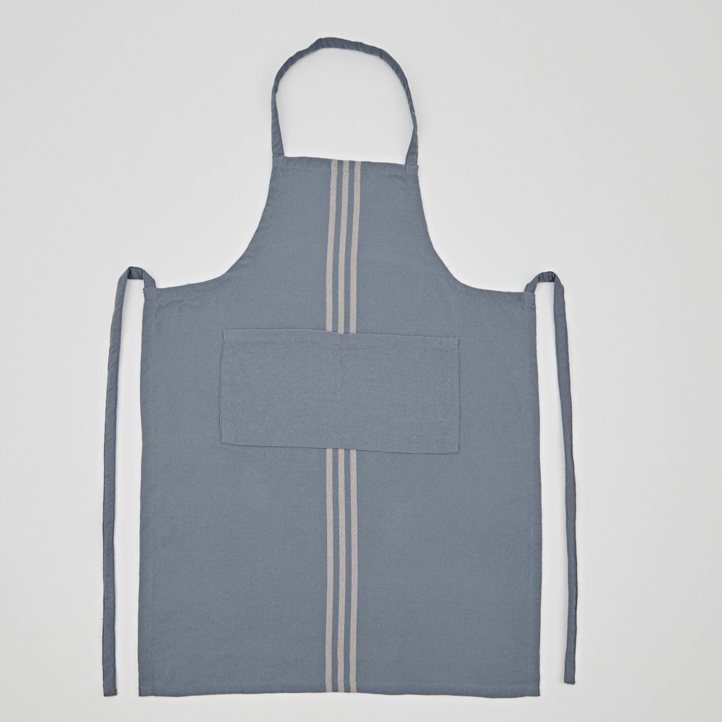 Weaver Green Maxime Blue And Linen Apron