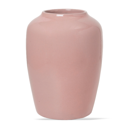 Broste Copenhagen Ceramic Vase Copenhagen Curve Pink