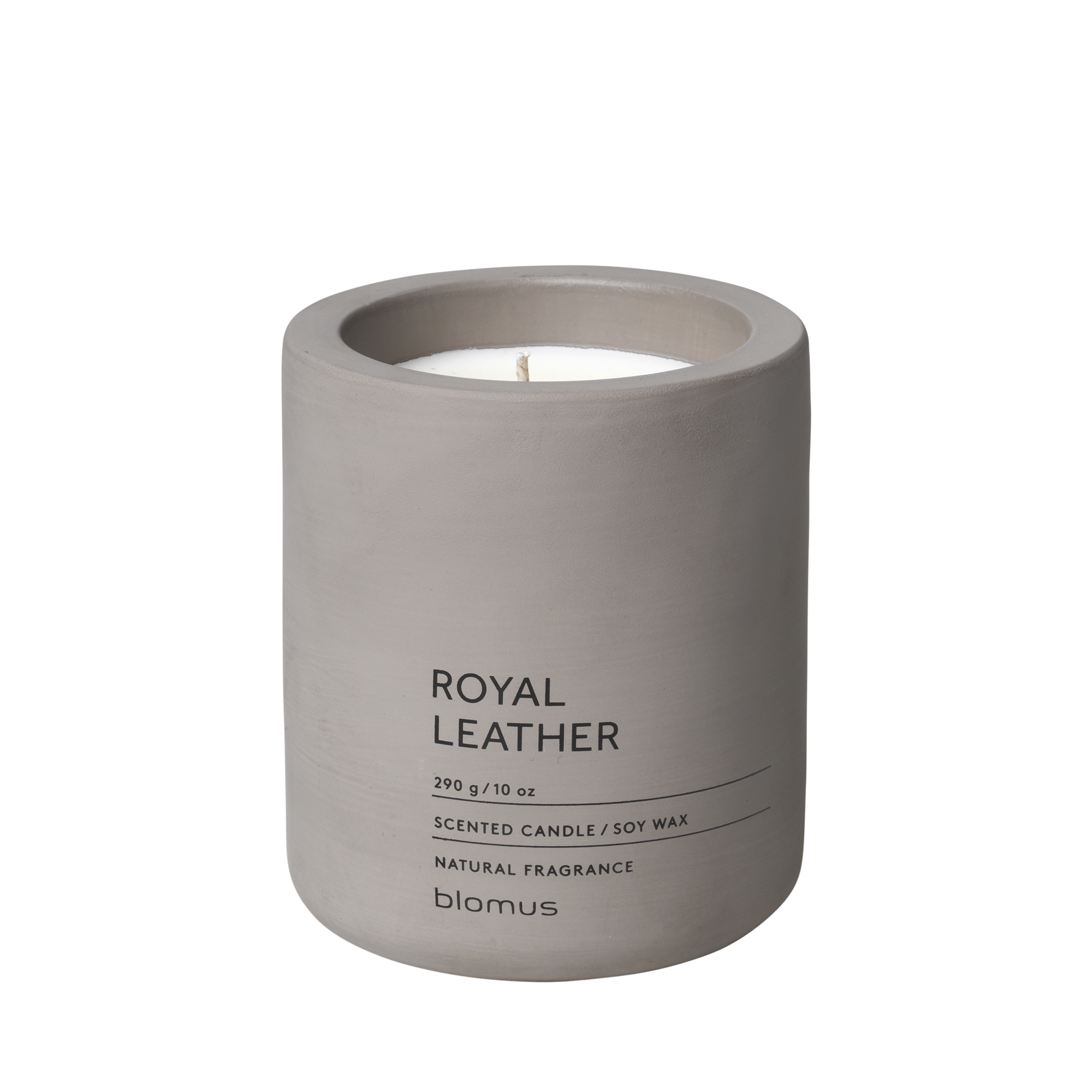 Blomus Royal Leather Large Scented Candle