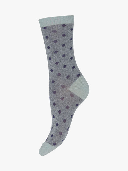 Donna Ankle Socks - Mineral Blue