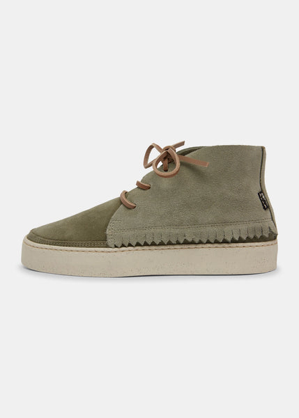 Nova Women's Suede Boot Sage Green