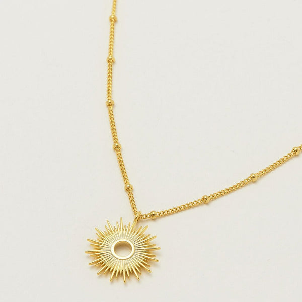 Estella Bartlett  - Full Sunburst Necklace - Gold Plated