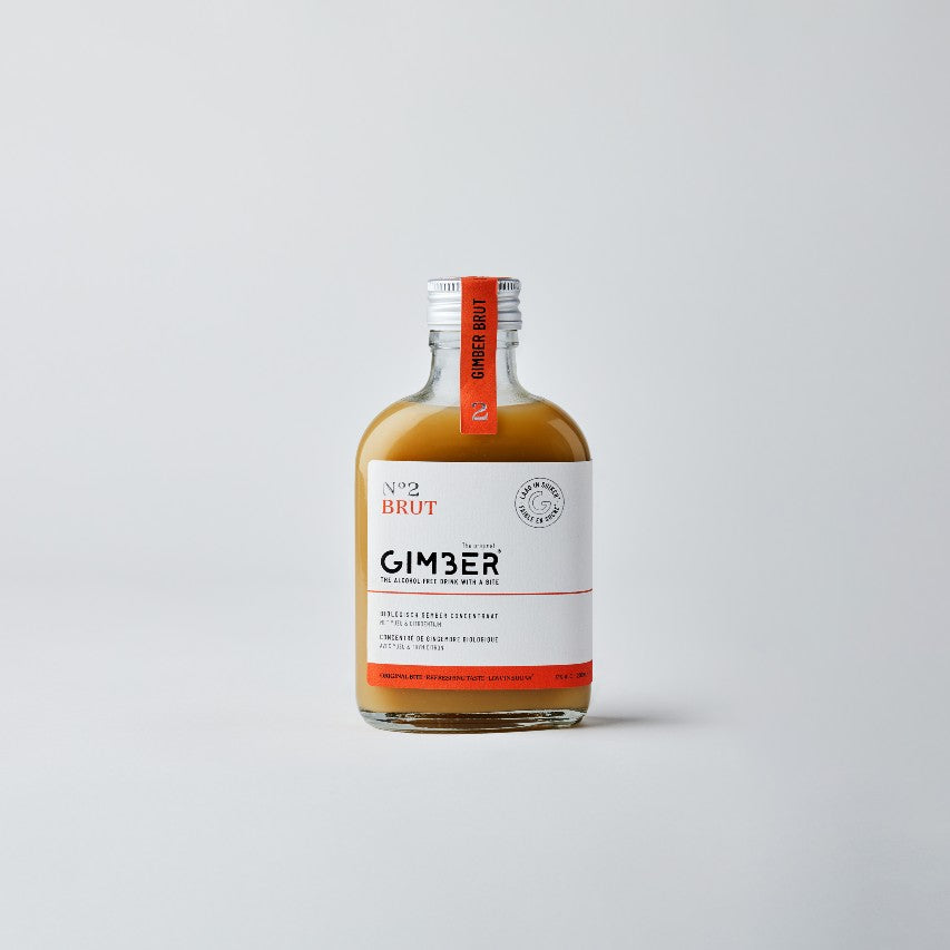 Gimber Brut Nº2 200ml - alcohol free drink with a bite
