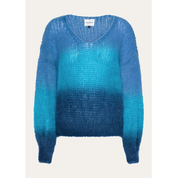 Milana Mohair Jumper Ombre Blue