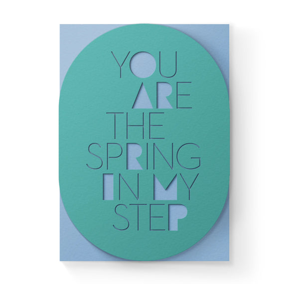 Spring In My Step Card