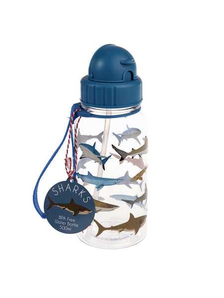 Rex London Shark Kids Water Bottle