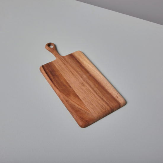 beHOME Mini Acacia Rectangular Board with Short Handle