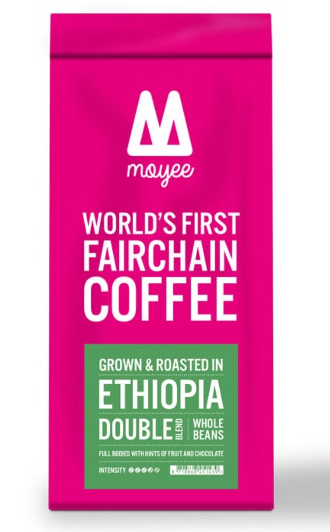 Moyee Coffee Beans 250 Grams - Fair Premium Arabica Double Blend from Ethiopia 