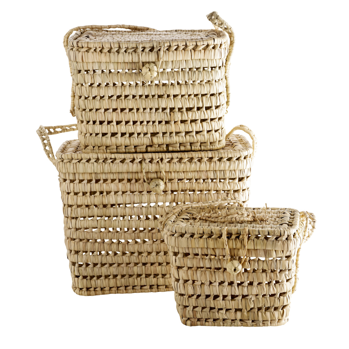 TineKHome Tinekhome Set of Three Nesting Baskets