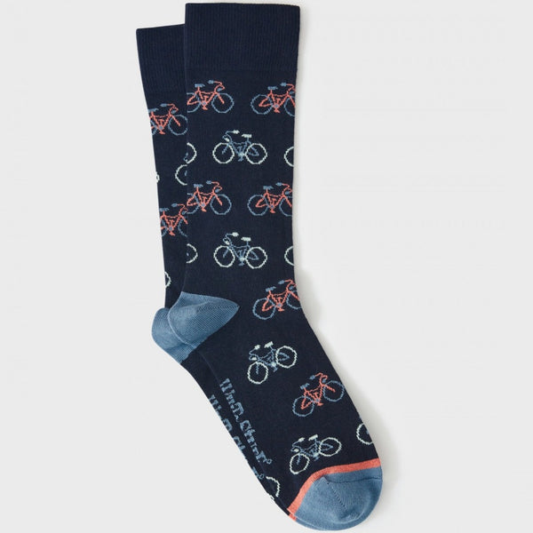 Bike Sock - Navy Multi