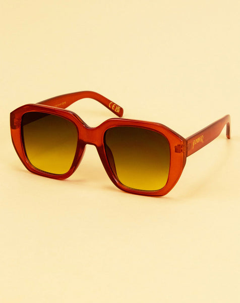 Powder Jolene Rust Sunglasses