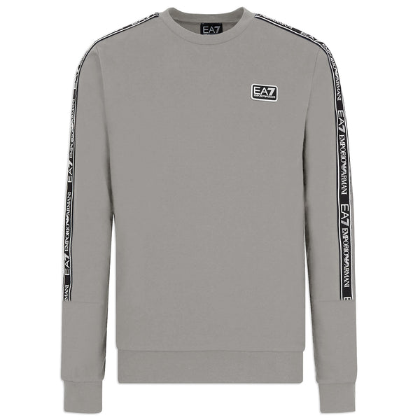 EA7 Tape Sleeve Crew Sweat - Sharkskin