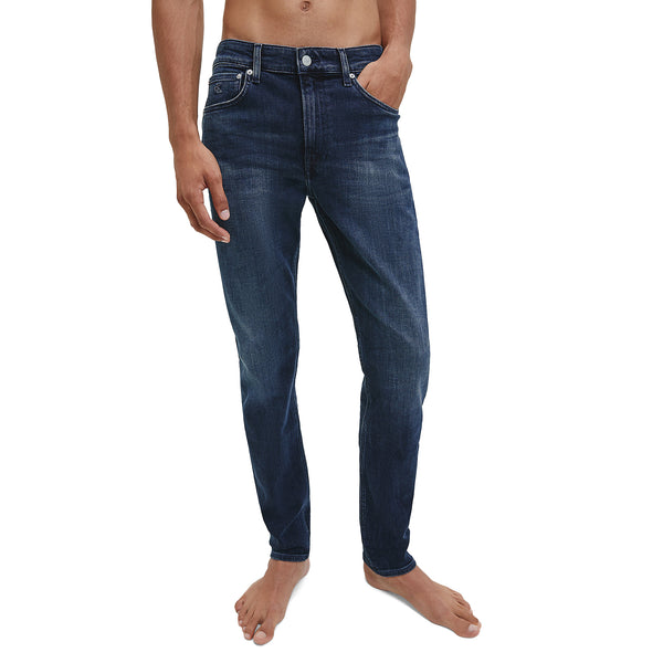 Calvin Klein Slim Tapered Jeans - Cobble Dark Denim