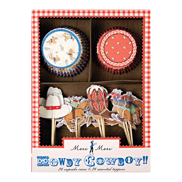Meri Meri Howdy Cowboy Cupcake Kit
