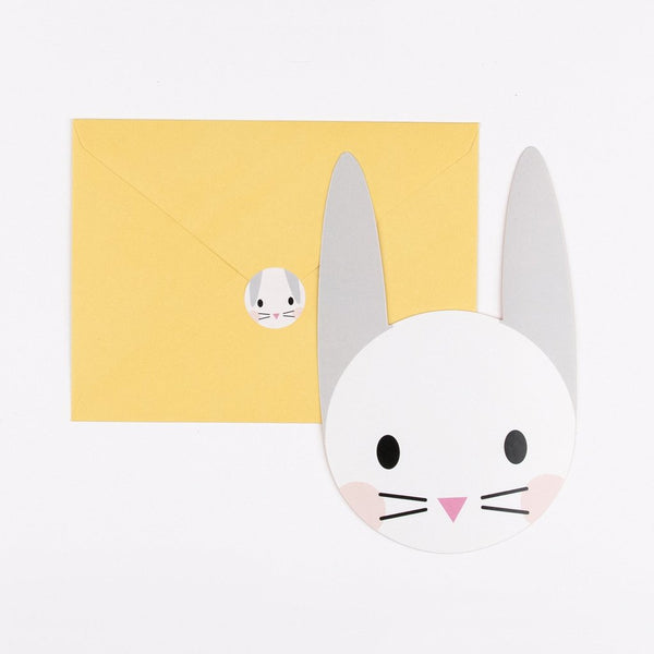 Birthday Invitation Card Rabbit