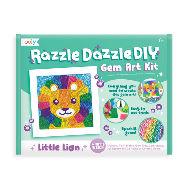 Ooly Razzle Dazzle Diy Gem Art Kit - Lil' Lion