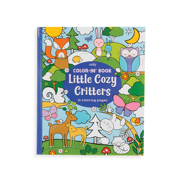Ooly Little Cozy Critters Coloring Book