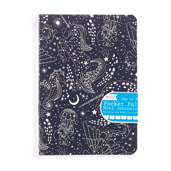 Ooly Celestial Stars Pocket Pal Journals - Set Of 8