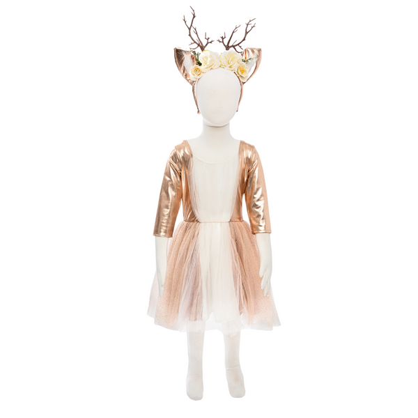 Woodland Deer Dress With Headpiece