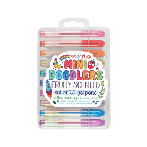 Ooly Mini Doodlers Scented Gel Pens - Set Of 20