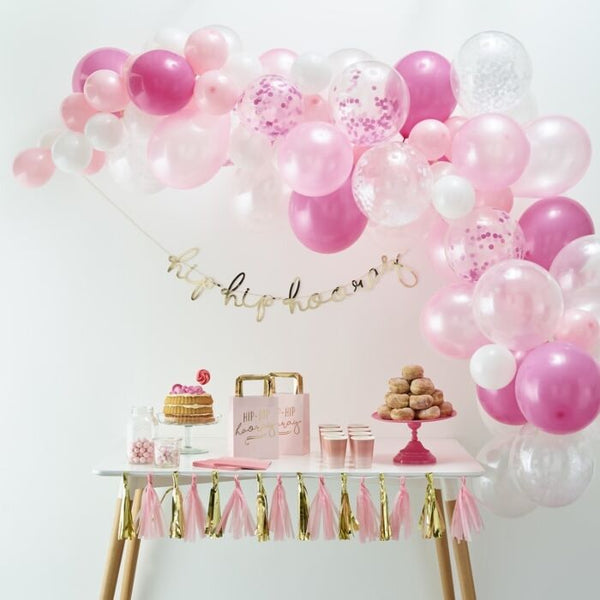 Gingerray Pink Balloon Arch Kit