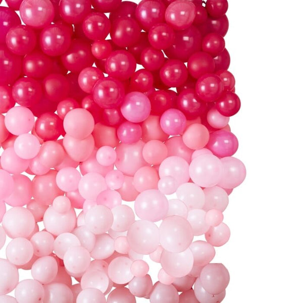 Gingerray Ombre Pink Balloon Wall Decoration