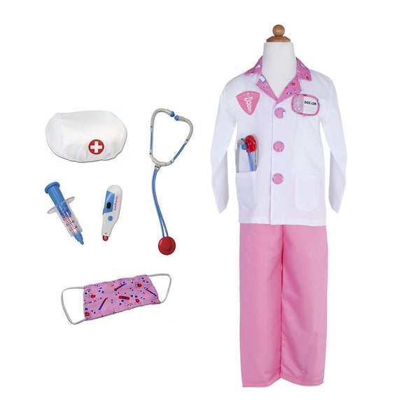 great pretenders Doctor Pink Costume With Accesories