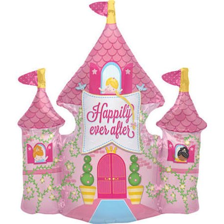 Foil Happily Ever After Castle Helium Balloon