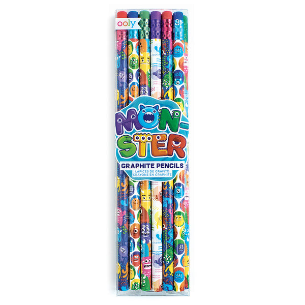 Ooly Graphite Pencils – Set Of 12 – Monsters