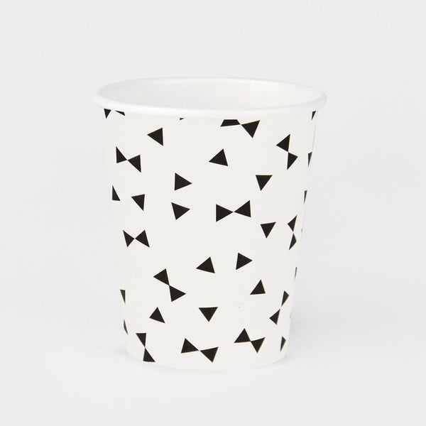 My Little Day Bowtie Cups Black And White