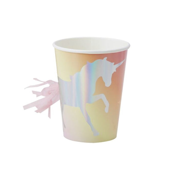 Gingerray Iridescent Tassel Unicorn Cups