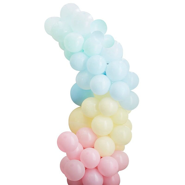 Gingerray Mixed Pastels Balloon Arch Kit