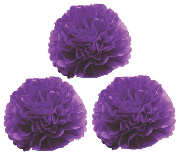 Gingerray Fleurs De Décoration 30cm X 3 Violet