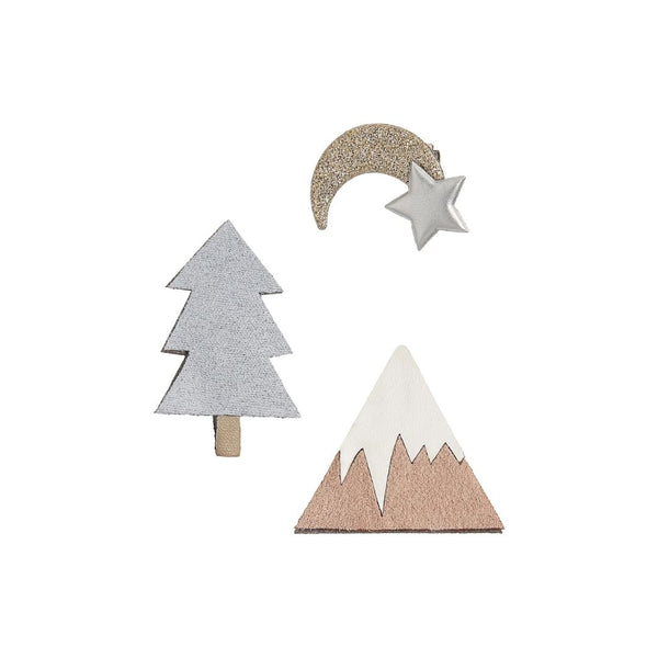 Snowy Mountain Clip Set